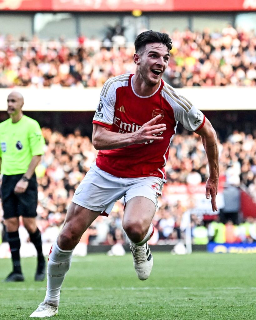 Declan Rice đã thể hiện rõ nét tố chất thủ lĩnh